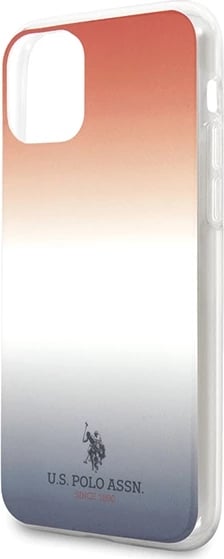 Mbështjellës U.S. Polo Assn. USHCN58TRDGRB për iPhone 11 Pro, Gradient kuq e kaltër