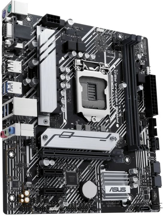 Pllakë amë ASUS PRIME H510M-A R2.0, Intel, LGA 1200, DDR4, micro ATX