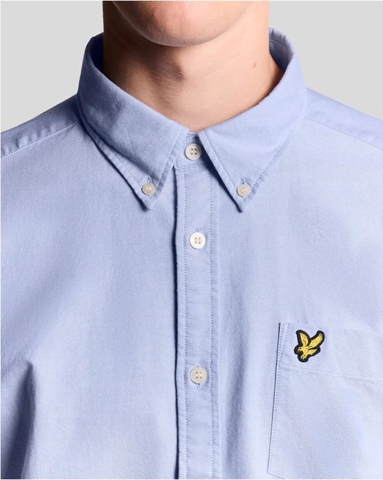 Këmishë Lyle & Scott, meshkuj, e kaltër e çelët