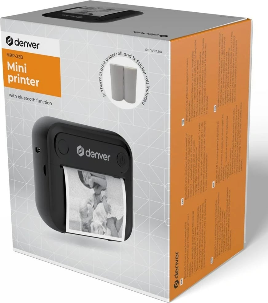 Printer etiketa Denver MBP-32B, wireless, Bluetooth, i zi