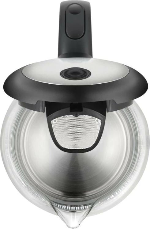 Ibrik elektrik Amica Glass Kettle KD2050G, 1.7L, i zi/transparente