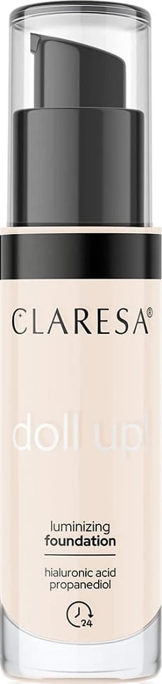 Fondatinë Claresa Doll Up! Illuminating 02 Light për femra 34g