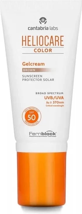 Krem me ngjyrë për fytyrë Heliocare Color Gelcream unisex brown 50ml