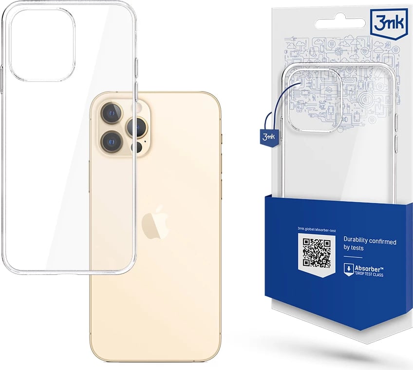 Mbështjellës 3mk Clear Case për iPhone 13 Pro Max, transparent