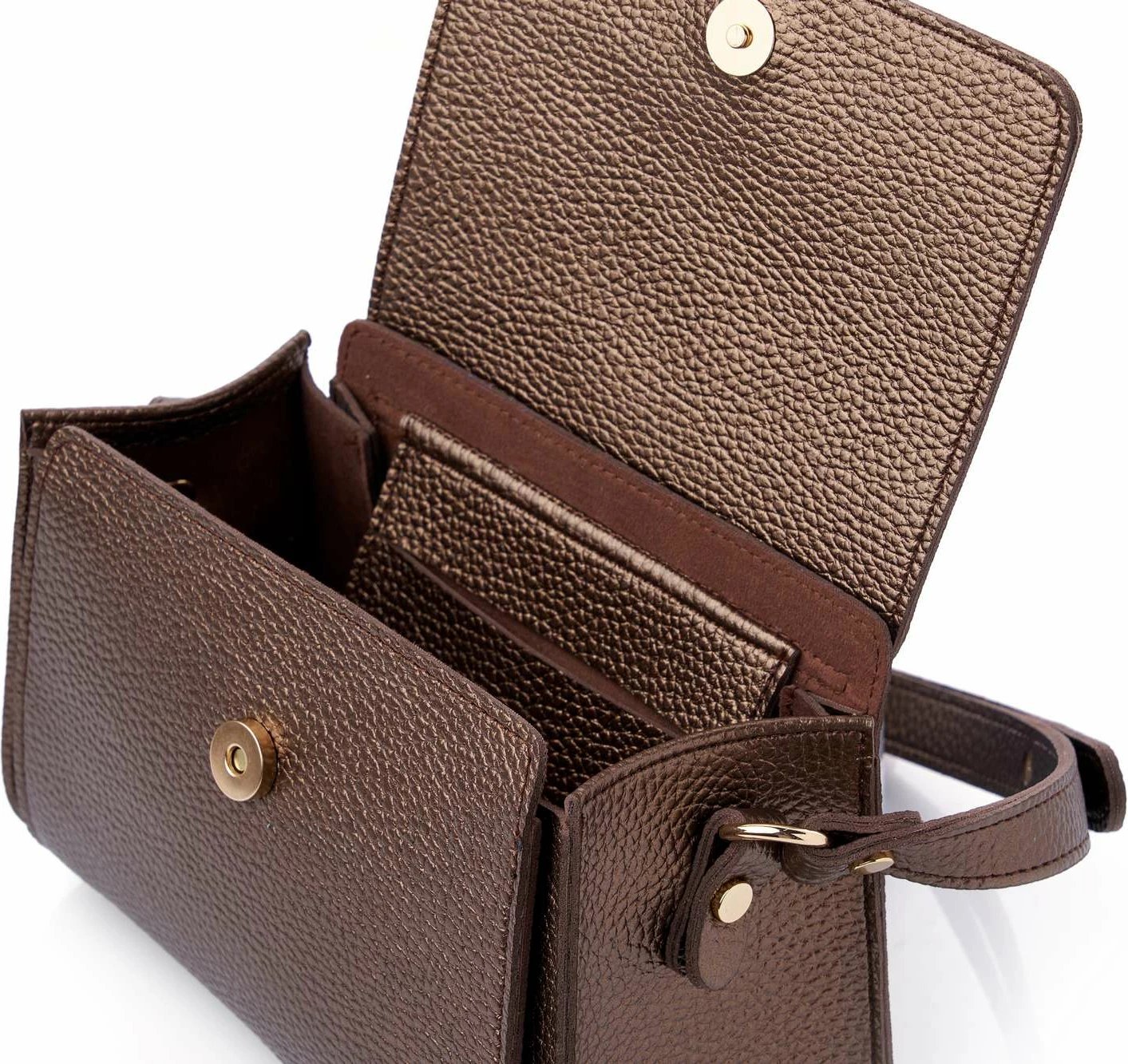 Çantë krahu Lucky Bees, Diana, ngjyrë bakri