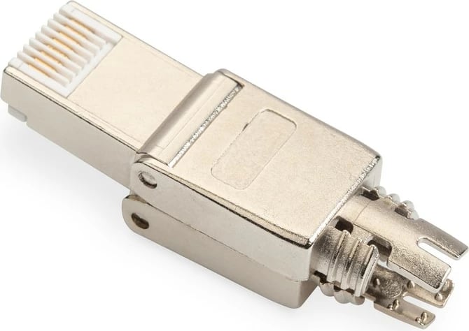 Plug modular RJ45 Digitus DN-93634, Cat.6A, shielded, toolless, metal, 50mm