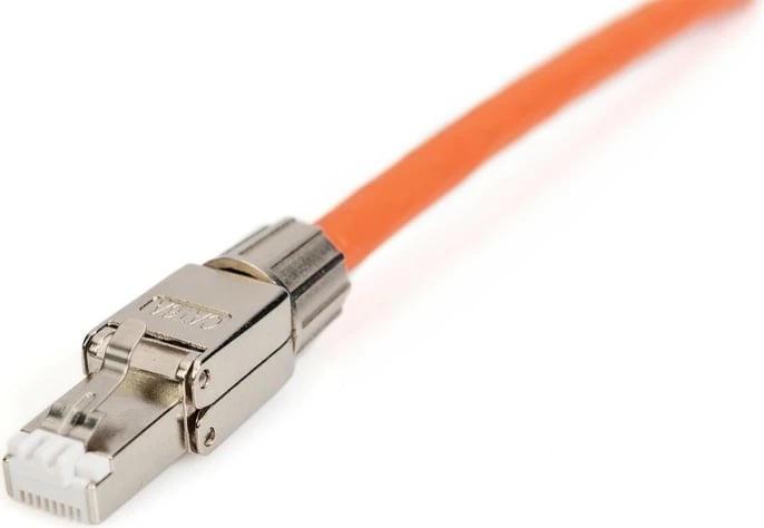 Plug modular RJ45 Digitus DN-93634, Cat.6A, shielded, toolless, metal, 50mm