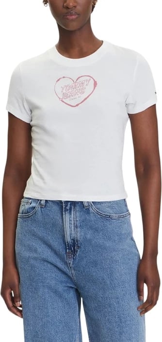 Maicë Tommy Hilfiger Jeans femra e bardhë