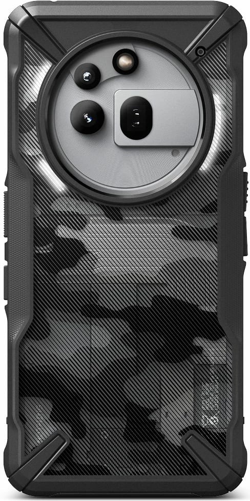 Mbështjellës Ringke Fusion X për Nothing Phone 3A Pro, Clear Grey
