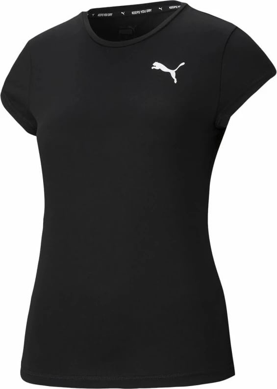 Maicë sportive Puma femra, e zezë