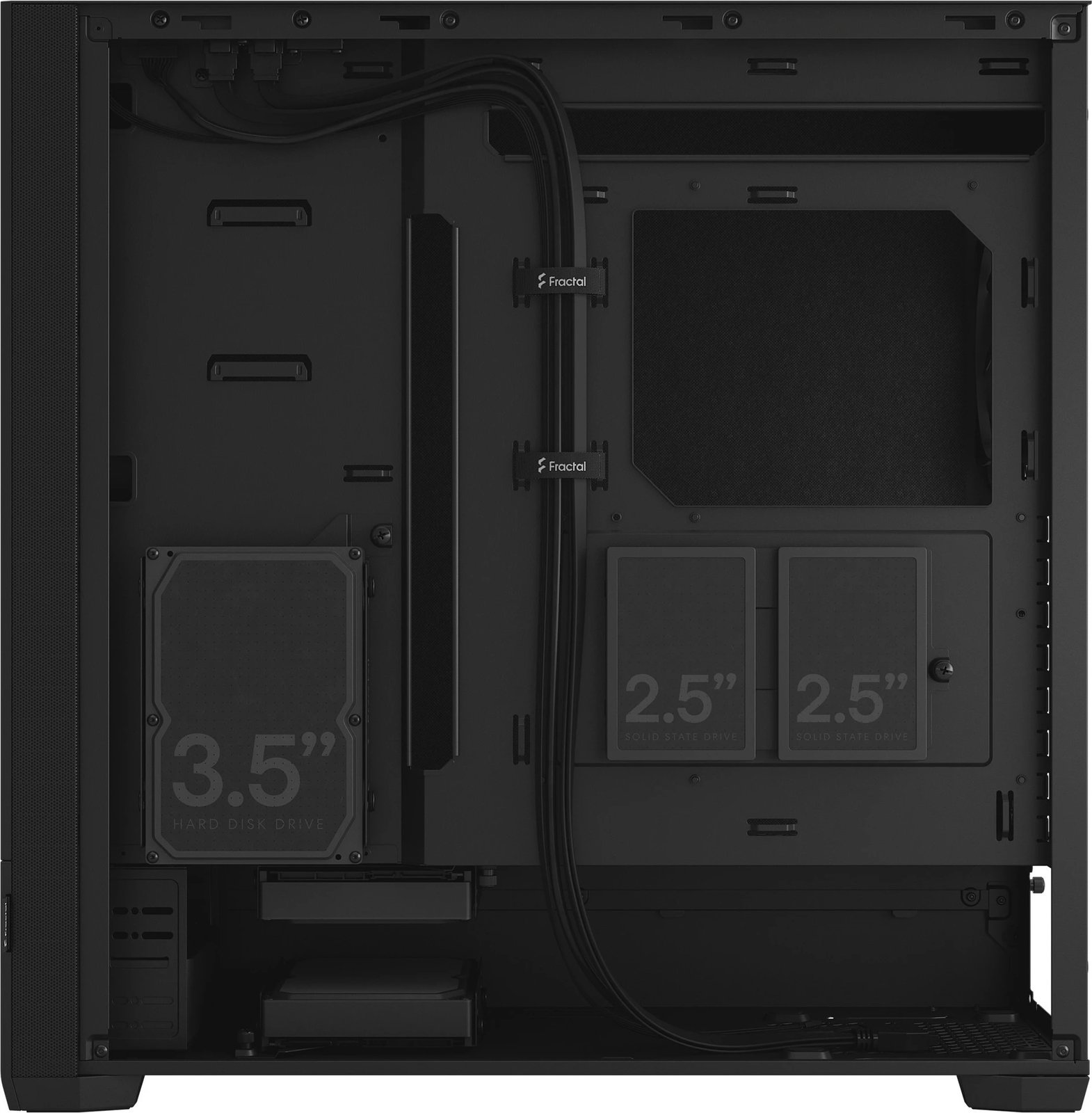 Kasë Fractal Design Pop XL Silent, Tower, PC, ATX, EATX, micro ATX, Mini-ITX, e zezë