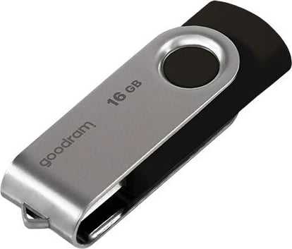 USB Goodram UTS2, 16 GB, e zezë/argjend