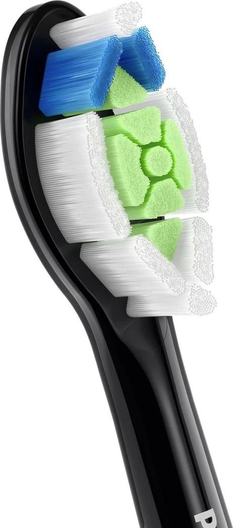 Koka furçe elektrike, Philips, HX6062/88 Optimal White, BrushSync, kompatibile me Sonicare, të zeza, set 2