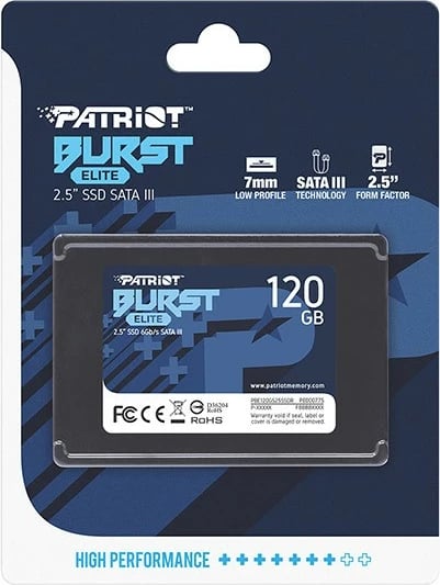 SSD Patriot Burst Elite 120GB, 2.5", SATA III, i zi