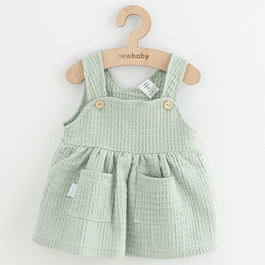 Fund muslini për bebe, New Baby Comfort Clothes, madhësi 74 (6-9m), jeshile salvie