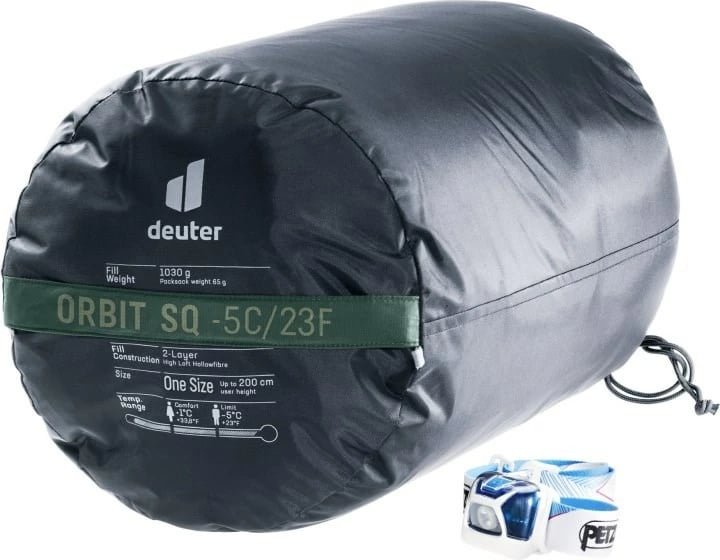 Thes gjumi Deuter Orbit SQ -5, sintetik, +6°C, ivy/ink