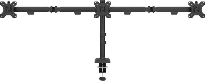 Krah monitori Neomounts DS60-600BL3 për 3 monitorë, tavolinë, i zi