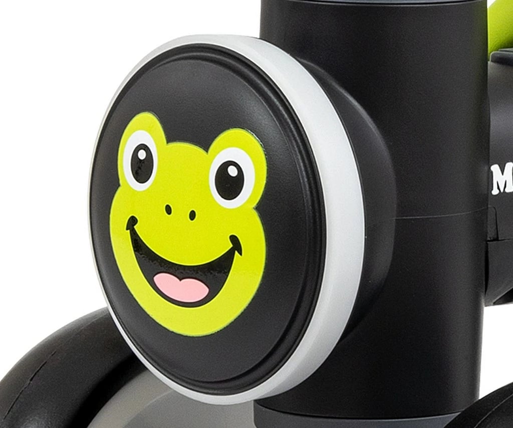 bicikletë balancuese fëmijësh, Milly Mally, York, 4 rrota, dritë LED dhe tinguj, 12–36 muaj, deri 25 kg, jeshile