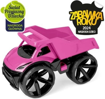 Kamion basculues lodër, Wader, Maximus 64060, 59 cm, plastikë, rozë