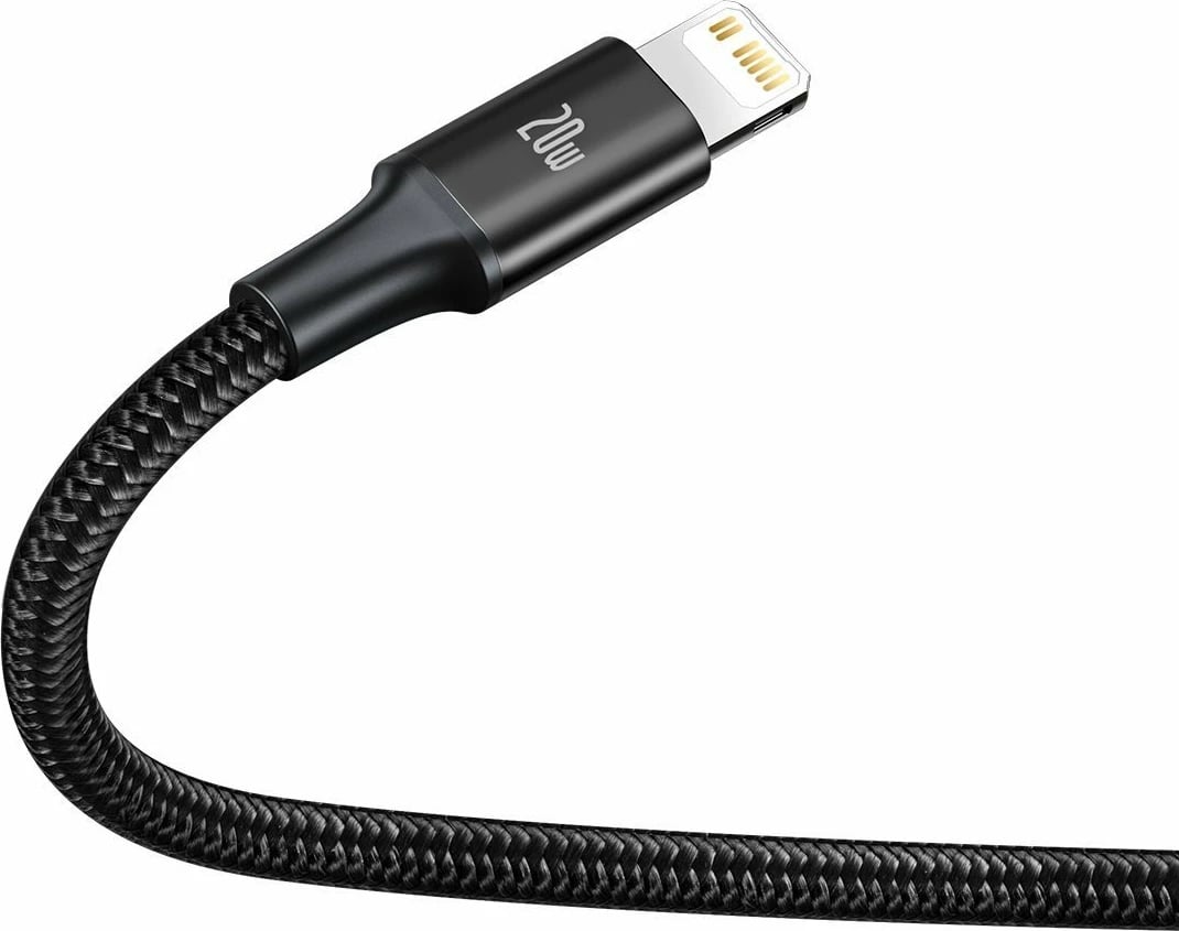 Kabllo 3-në-1 Baseus Rapid Series CAMLT-SC01, 1.5m, e zezë