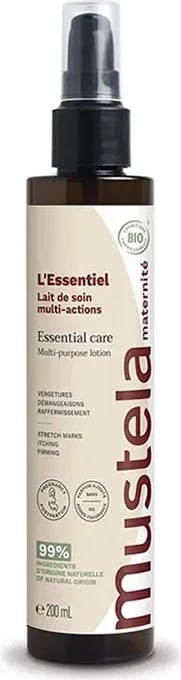 Qumësht trupi për shtatzëna Mustela Essential Maternity Multi-Action Treatment Milk unisex 200ml