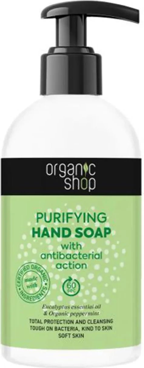 Sapun i lëngshëm për duar Organic Shop Anti-Bacterial Purificante 500ml