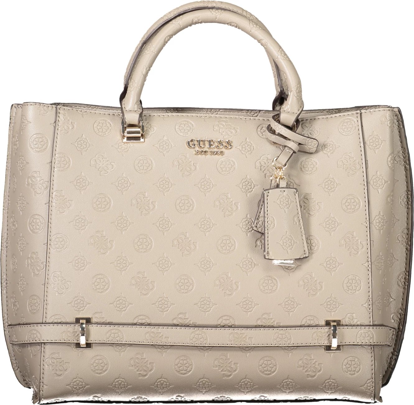 Çantë femra GUESS JEANS ZARELA, kafe