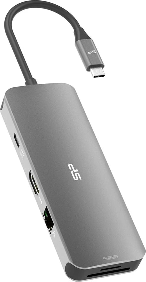 Docking Silicon Power SR30 USB 3.2 Gen 1 Type-C Gri, Metalik