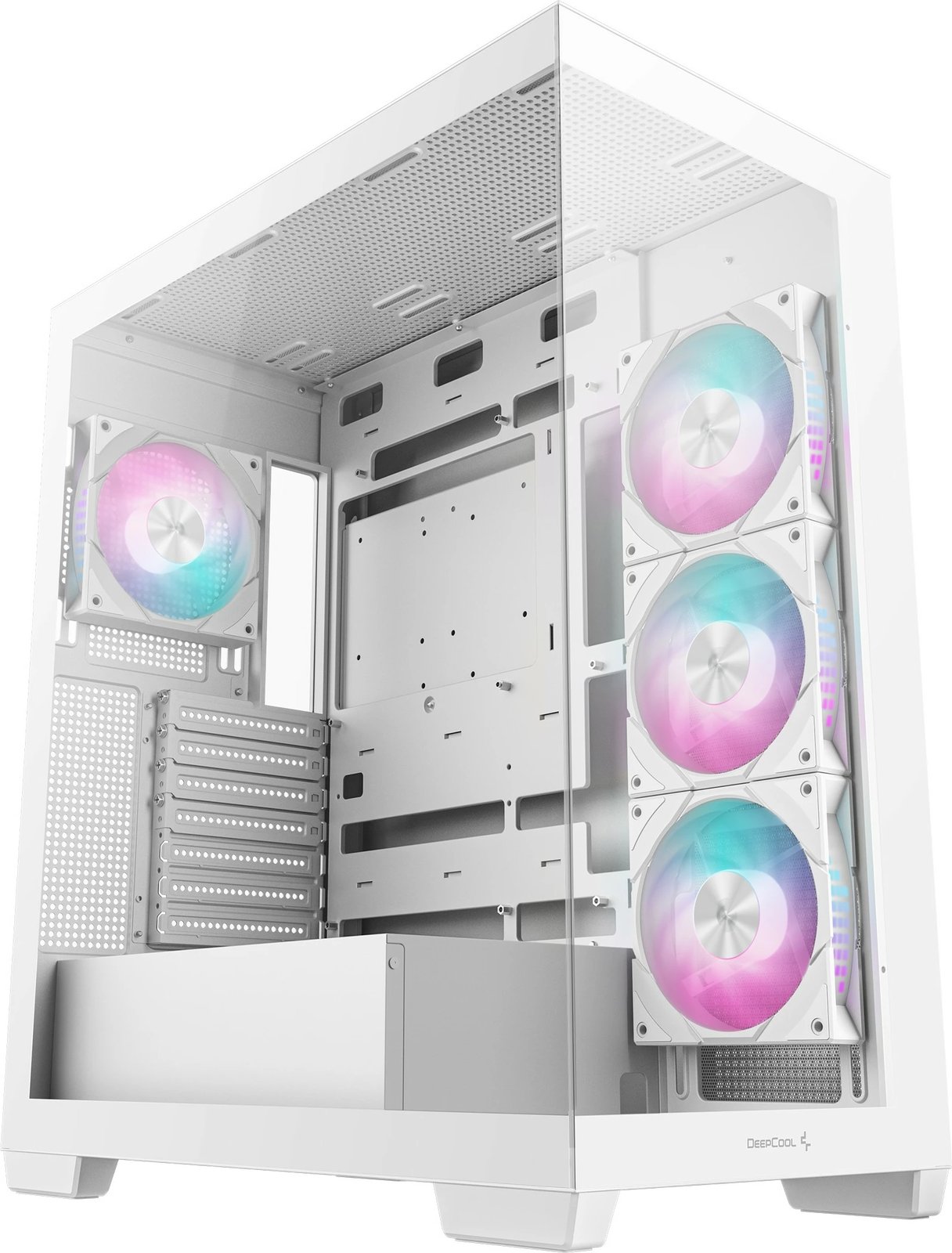 Kasë Deepcool CG580 4F WH, Midi Tower, ATX, RGB, e bardhë
