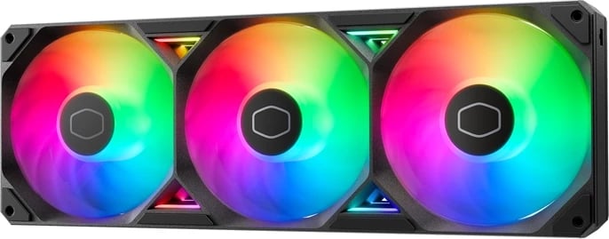 Kasë ventilator Cooler Master SickleFlow Edge 360 ARGB, i zi, set prej 3 copë