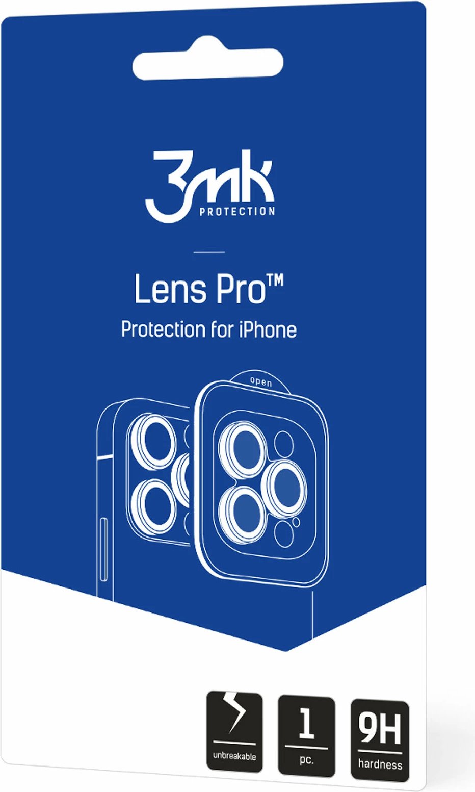 Mbrojtës xhami për kamerë 3mk Protection Lens Protection Pro për iPhone 14, Blu