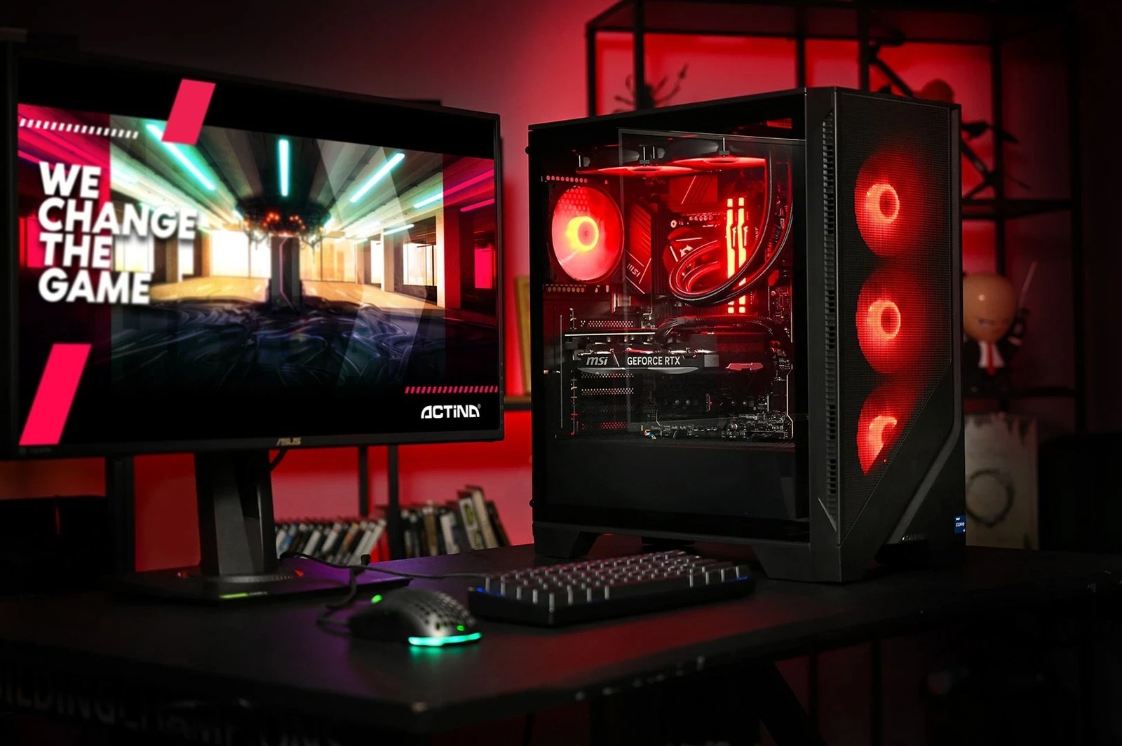 Kompjuter Gaming, AMD Ryzen 7, 32GB RAM, 1TB SSD, AMD Radeon RX 7800 XT 