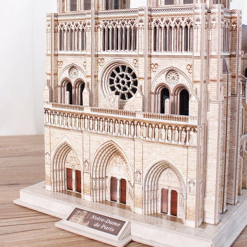 Puzzle 3D Cubic Fun Notre Dame Cathedral, 293 pjesë