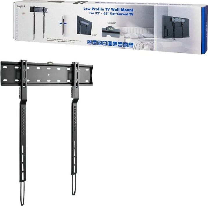 Mbajtës muri për TV LogiLink BP0116, 32-65 inç, deri 40 kg, i zi