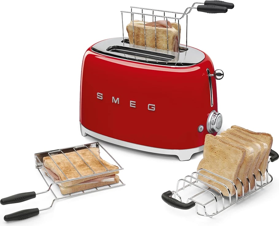 Thekëse buke Smeg  50´Style, e kuqe