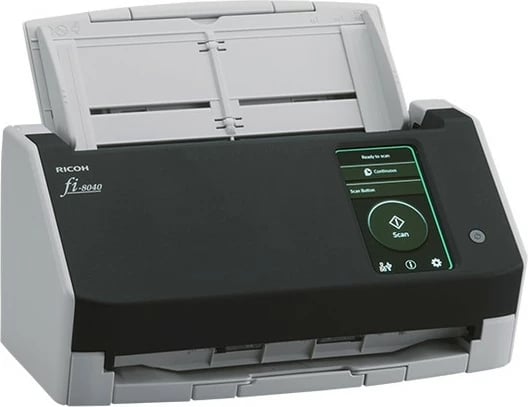 Skaner Ricoh fi-8040, 210 x 297 mm, 600 x 600 DPI, 24 bit, 8 bit, 40 ppm, 80 ipm