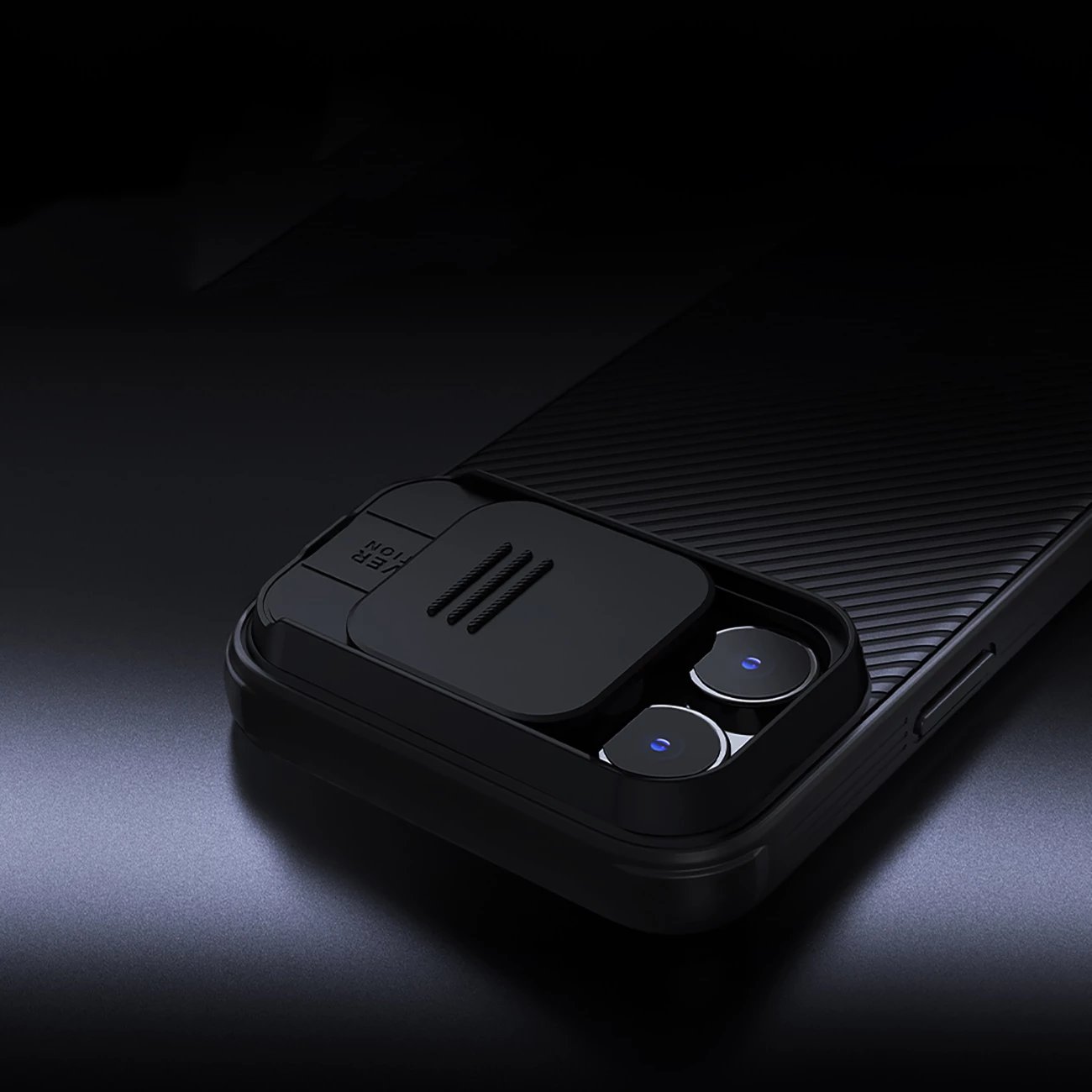 Mbështjellës Nillkin CamShield Pro Magnetic për iPhone 16 Pro, i zi