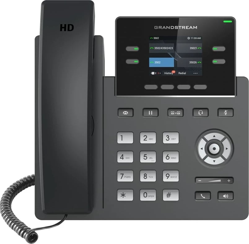Telefon VoIP Grandstream GRP 2612P HD, Zi