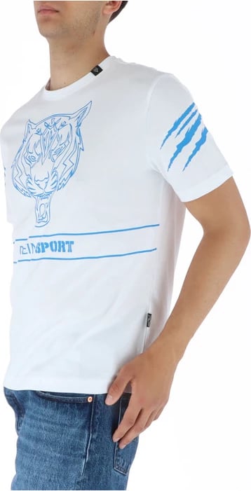 Maicë për meshkuj Plein Sport, e bardhë