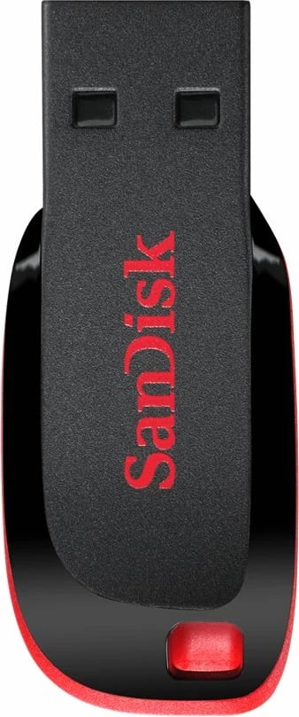 USB SanDisk Cruzer Blade 32GB, USB 2.0, zi/kuqe