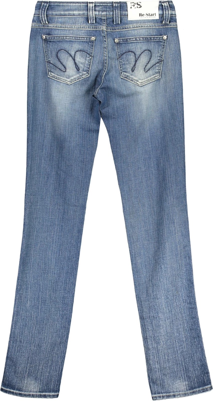 Pantallona xhins RE-START femra, të kaltërta