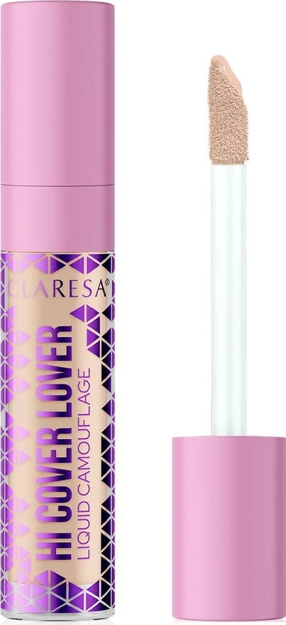 Concealer për femra Claresa Hi Cover Lover Liquid 24 Medium, 8g