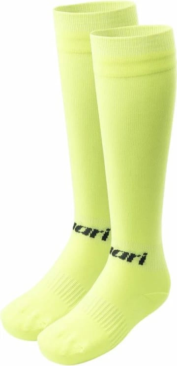 Çorape futbolli për fëmijë Huari, të verdha