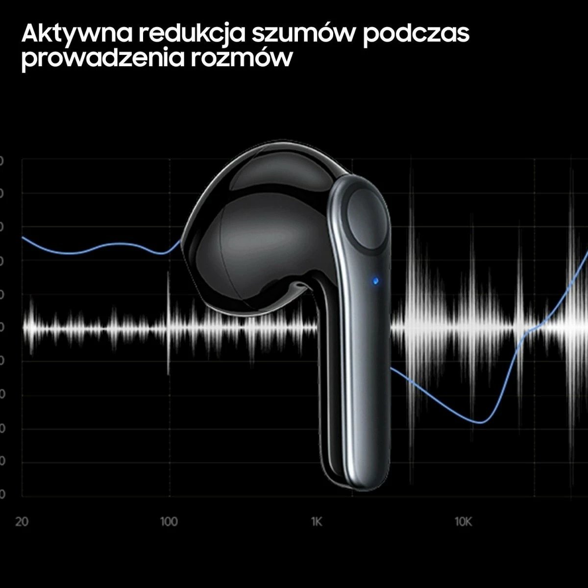 Kufje TWS USAMS XH Series, Bluetooth 5.1, mikrofon i dyfishtë, Blu
