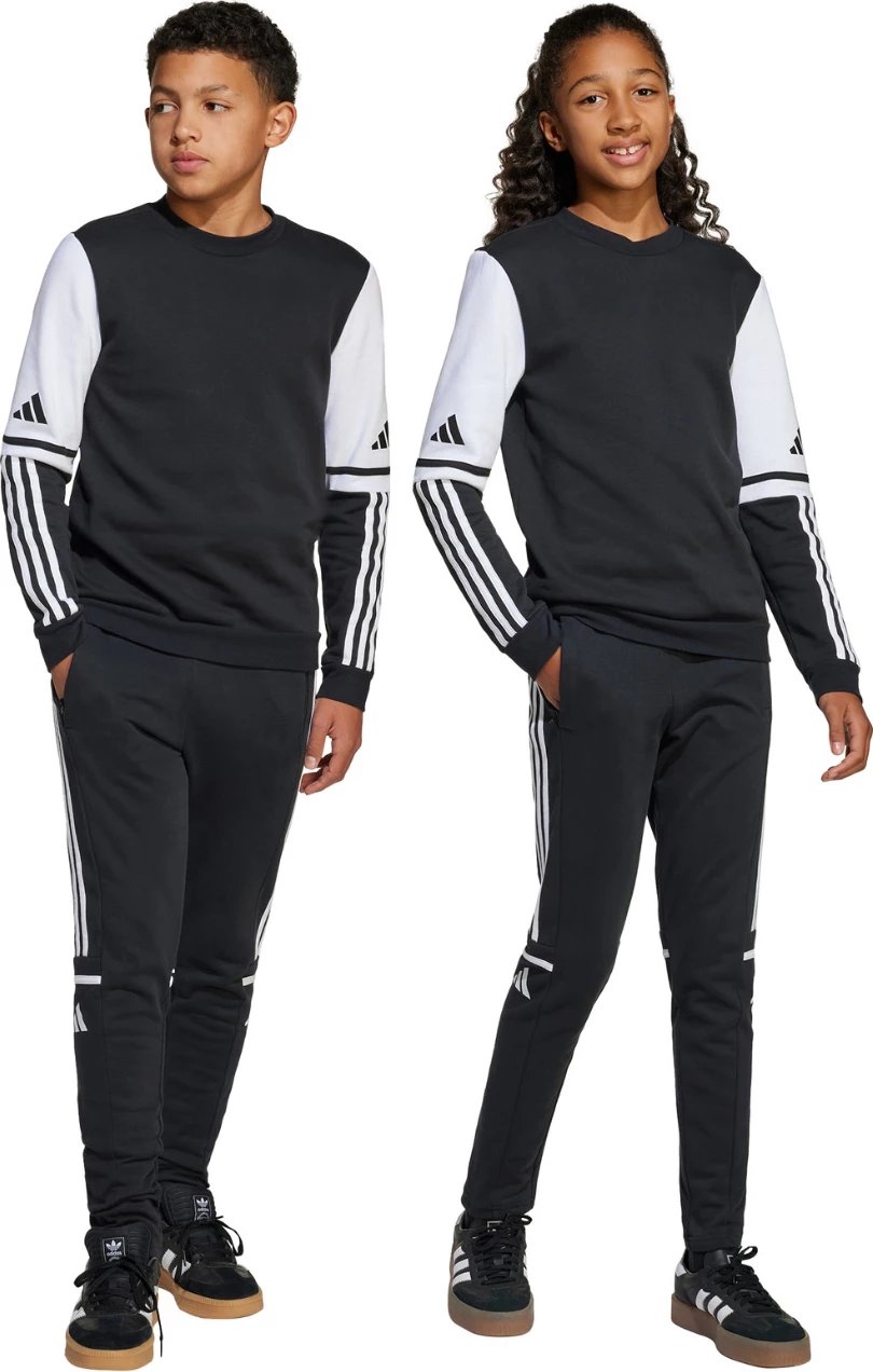 Pantallona sportive për fëmijë adidas, të zeza