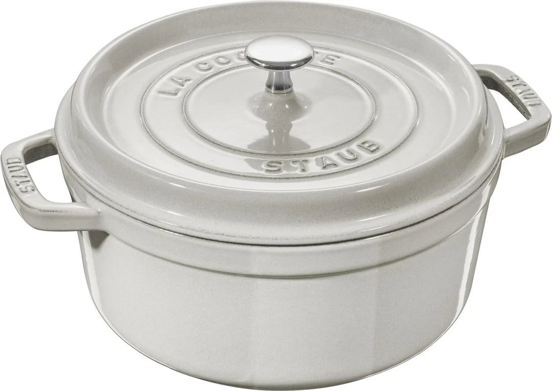 Tenxhere gize STAUB, 6.7 ltr, White Truffle