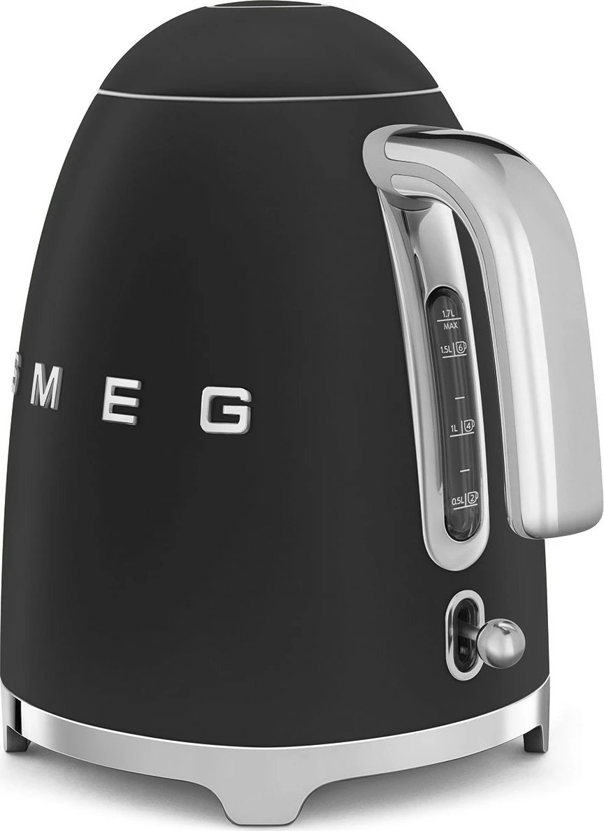 Ibrik elektrik SMEG KLF03BLMEU, 1.7L, 2400W, e zezë mat