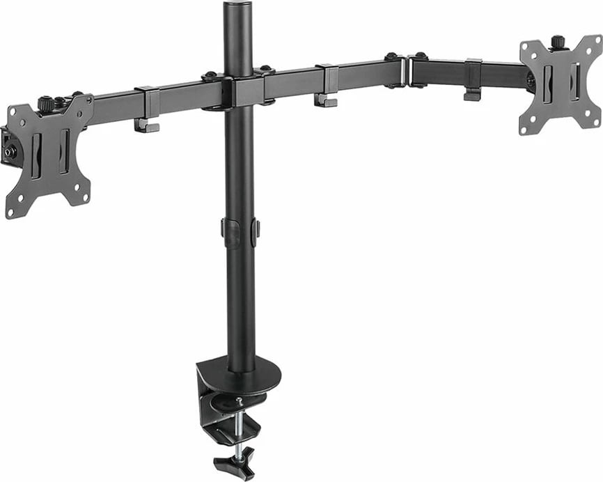 Mbajtës tavoline për dy monitorë Neomounts FPMA-D550DBLACK, i zi