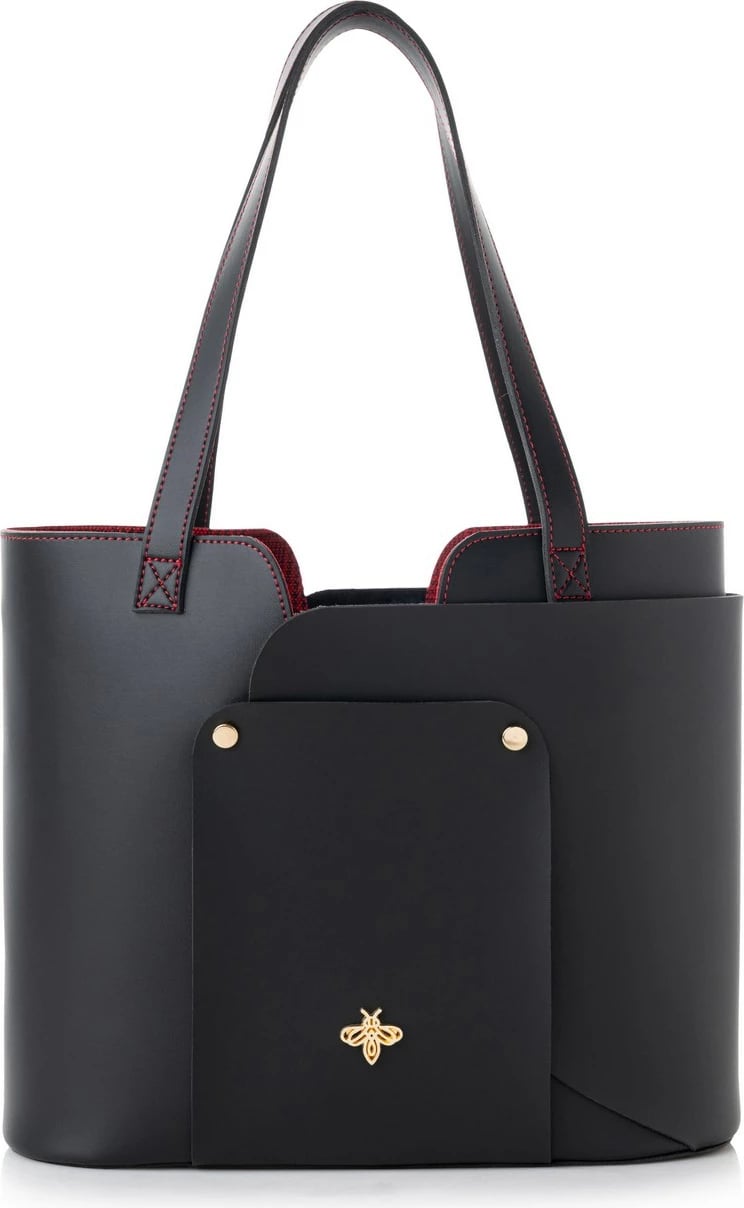 Tote bag Lucky Bees, e zezë, 1292