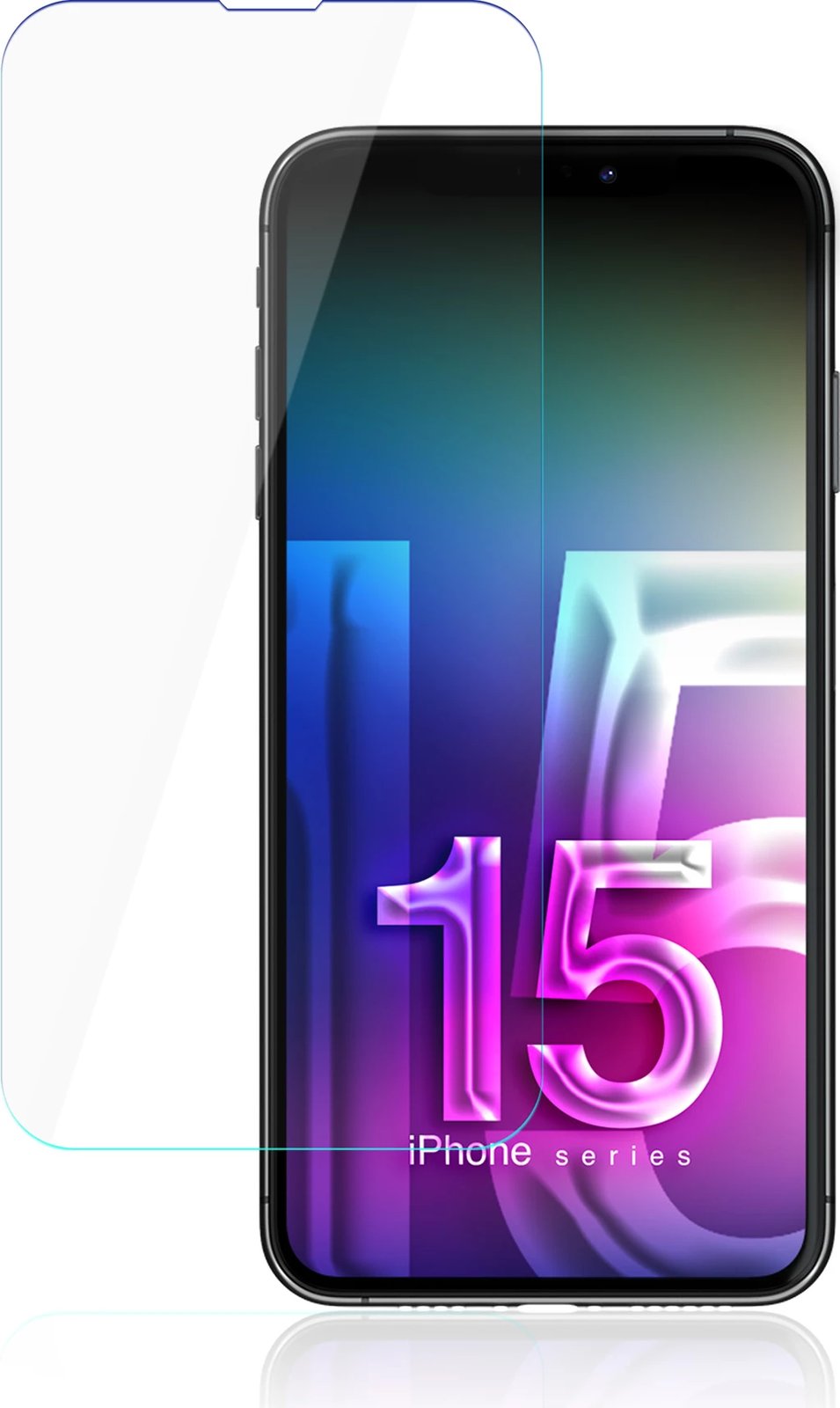Mbështjellës ekrani 3mk FlexibleGlass për iPhone 15 Plus, transparent
